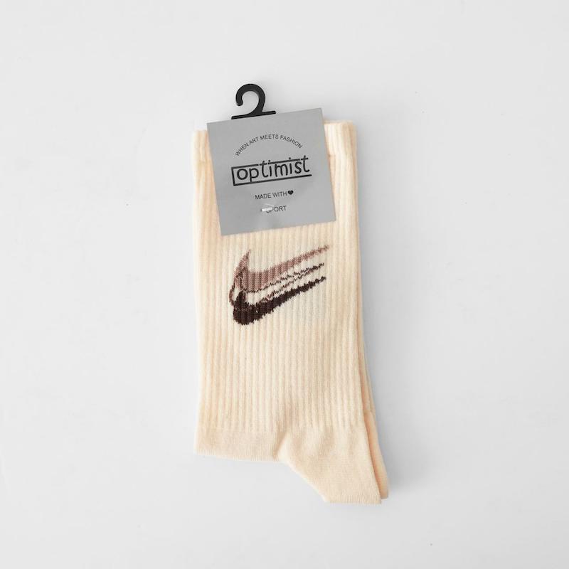 جوراب ساق بلند طرحدار کد 500108