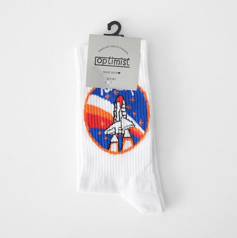 جوراب ساق بلند طرحدار کد 500117