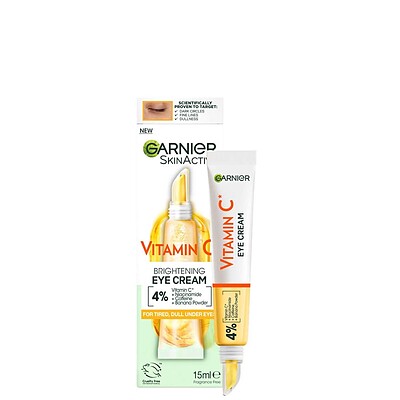 کرم دور چشم روشن کننده ویتامین سی گارنیر 15 میل  Garnier Vitamin C Bright Lightening Eye Cream