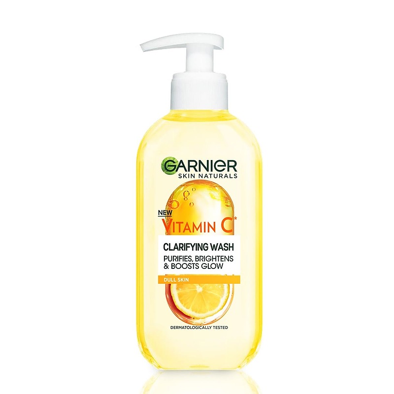  ژل شستشوی صورت ویتامین سی گارنیر حجم 200 میل garnier vitamin c gel wash