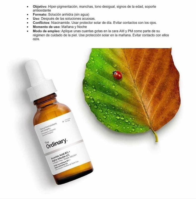 سرم ویتامین سی اوردینری، ضد لک Ordinary, Ascorbic Acid 8% + Alpha Arbutin 2%