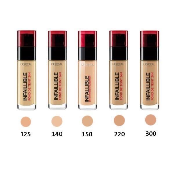 کرم پودر طبیعی ۳۲ ساعته لورئال, اینفالیبل فرش ویر | L’Oréal Infallible 32H Fresh Wear Foundation