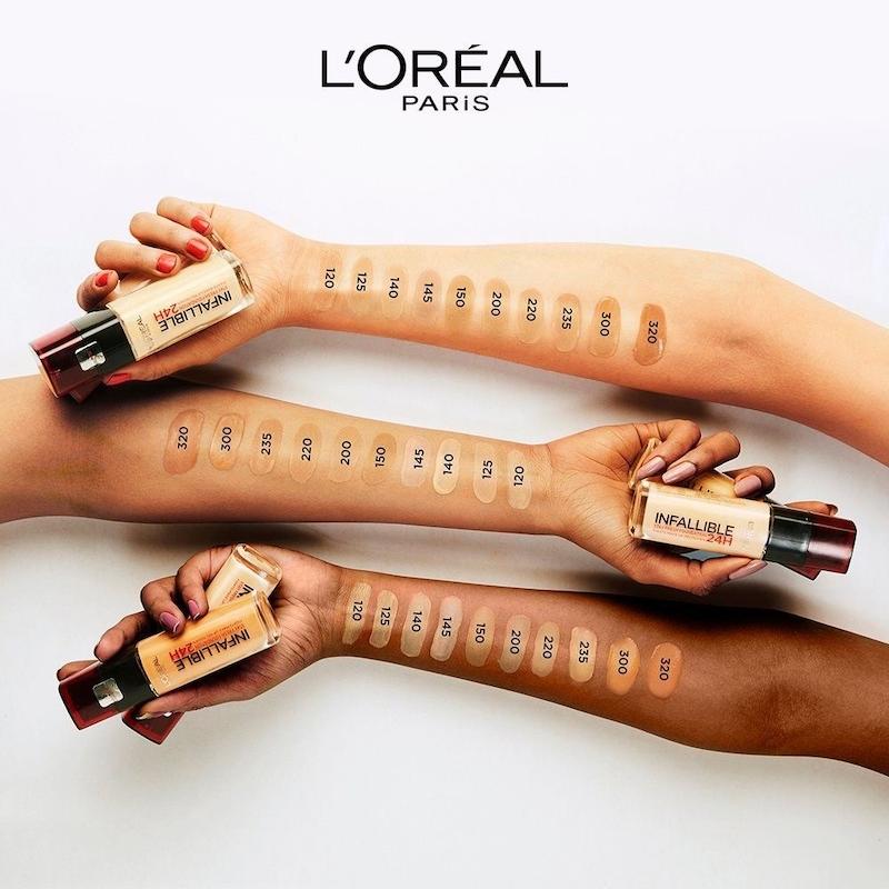 کرم پودر طبیعی ۳۲ ساعته لورئال, اینفالیبل فرش ویر | L’Oréal Infallible 32H Fresh Wear Foundation