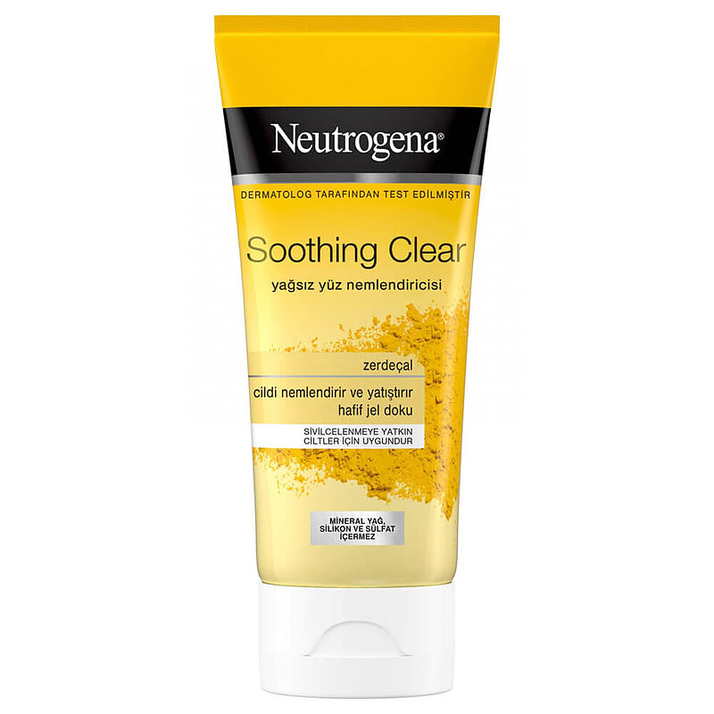 مرطوب کننده و آبرسان تسکین دهنده زردچوبه نوتروژینا حجم 75 میلی لیتر  Neutrogena Soothing Clear Turmeric Gel Moisturizer