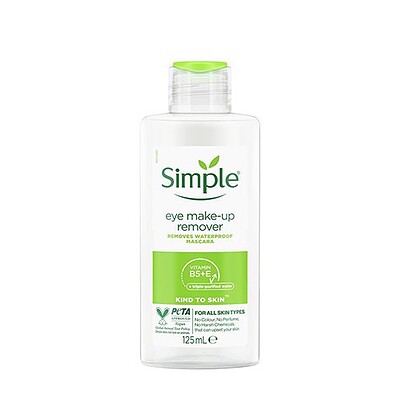 محلول پاک کننده آرایش چشم سیمپل مدل کایند تو اسکین  Simple Kind to Skin Eye Make-up Remover