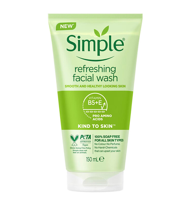 ژل شستشو صورت شاداب کننده و طراوت بخش سیمپل Simple Kind To Skin Refreshing Facial Wash