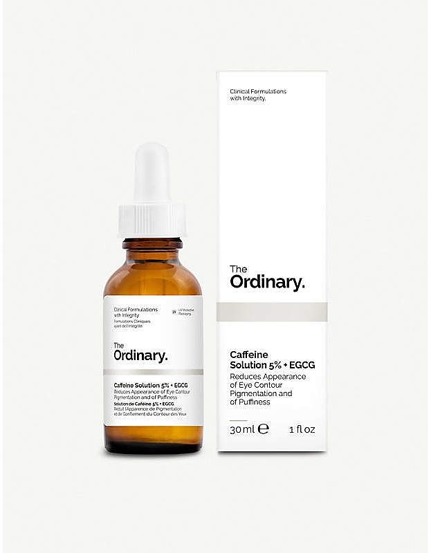 سرم کافئین 5% اوردینری ضد تیرگی و پف دور چشم  ‏The Ordinary Caffeine Solution 5% + EGCG