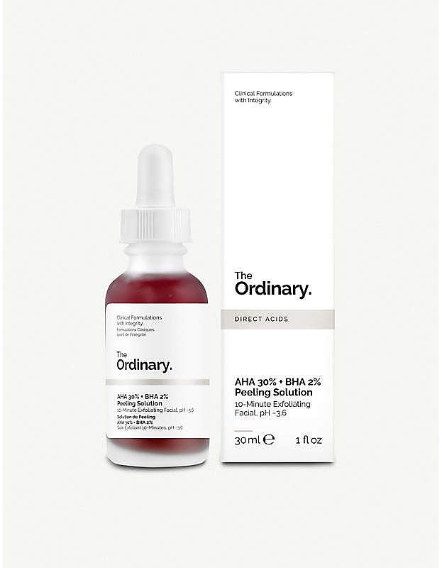 سرم پیلینگ اوردینری لایه بردار قوی (30mL)  The Ordinary AHA 30% + BHA 2% Peeling Solution