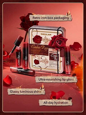 ست لیپ گلاس Ember Rose شیگلم lip gloss set