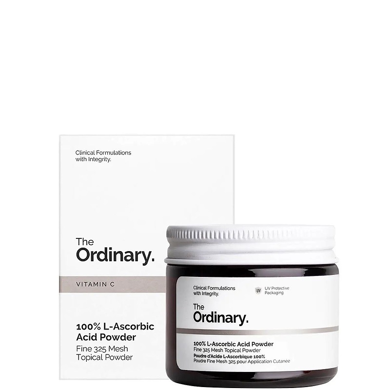 پودر ویتانین سی ضد لک و روشن کننده صورت ال – آسکوربیک اسید اوردینری The Ordinary 100% L-Ascorbic Acid Powder