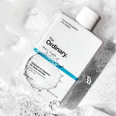 شامپو ملایم بدن و مو اوردینری حاوی 4% سولفات  The Ordinary Sulphate 4% Cleanser for Body and Hair