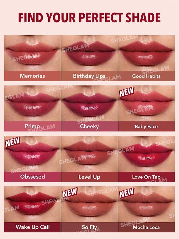 تینت لب شیگلم-برددیSheglam-Lip-Tint-Birthday-lips