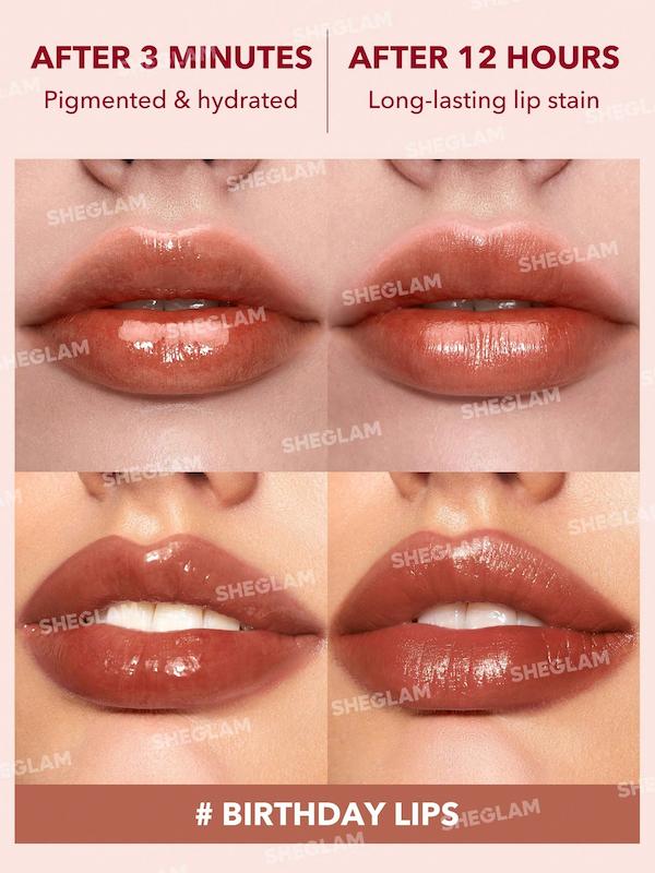 تینت لب شیگلم-برددیSheglam-Lip-Tint-Birthday-lips
