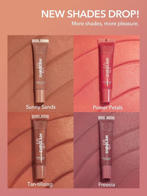 رژلب مایع لیپ گلاس براق شیگلم, Power Bouquet Lip Gloss