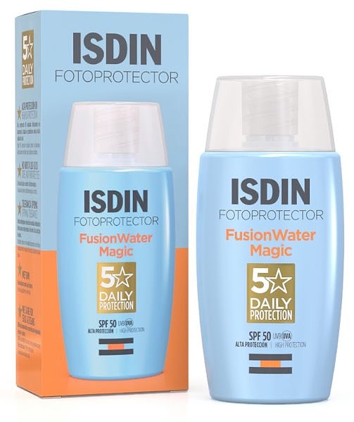 ضد آفتاب مجیک فیوژن واتر SPF50 ایزدین  ISDIN fusionWater Magic