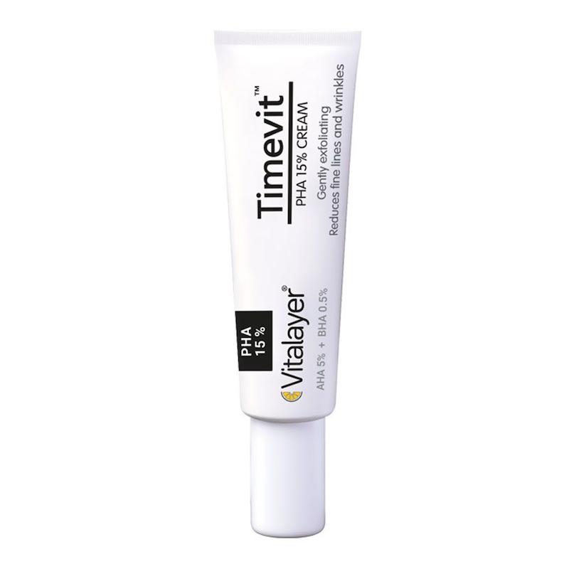 کرم لایه‌بردار PHA 15% تایم ویت ویتا لایو ویتالر TimeVit PHA 15% Exfoliating Cream – VitaLive
