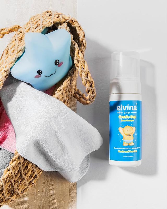 فوم برطرف‌کننده کرادل‌کپ الوینا | Elvina Cradle Cap Removal Foam