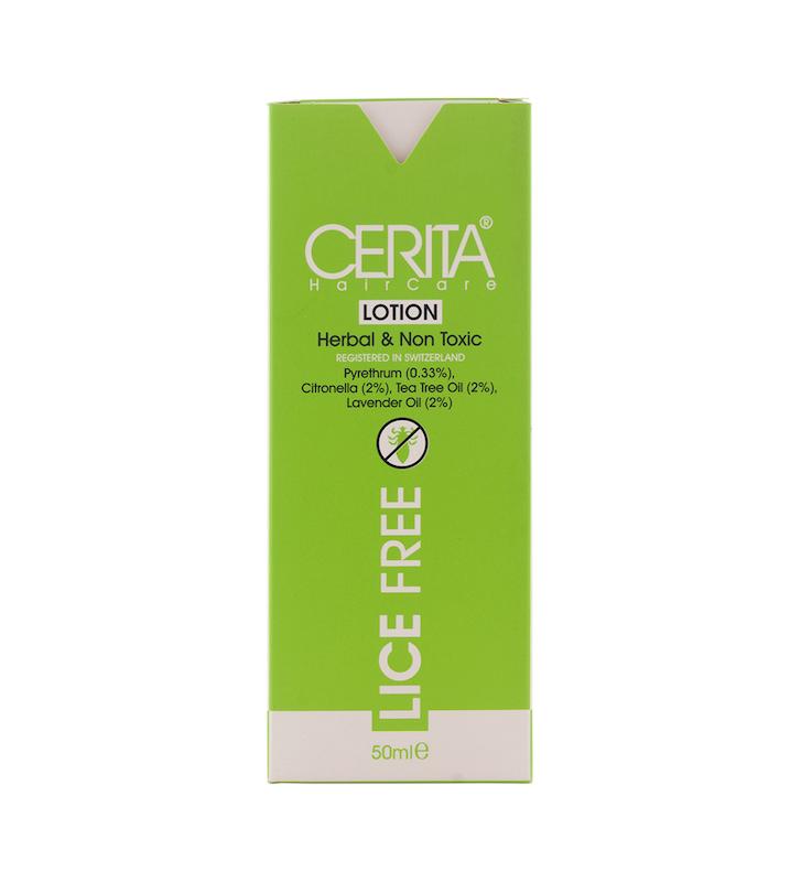 لوسیون ضد شپش سریتا Cerita Lice Free Herbal & Non-Toxic Lotion – 50 ml