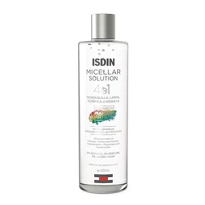 میسلار واتر ایزدین  ISDIN micellar solution 4in1 400ml