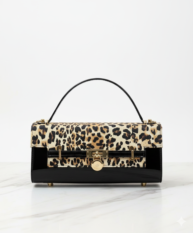 کیف دستی ورنی مدل کشیده ver99