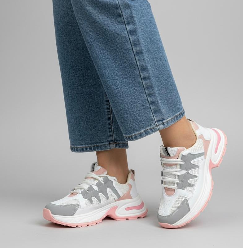 کفش اسپورت زنانه مدل پینک استپ pi22