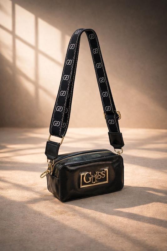 کیف کراس‌بادی چرم مشکی مدل G-Class
