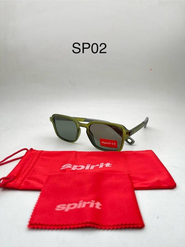 عینک اسپریت کد sp02 با جعبه و کاور و دستمال تمیز کننده   polarized - Uv400