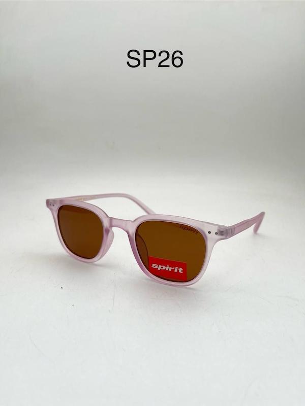 عینک اسپریت کد sp26با جعبه و کاور و دستمال تمیز کننده  polarized - Uv400