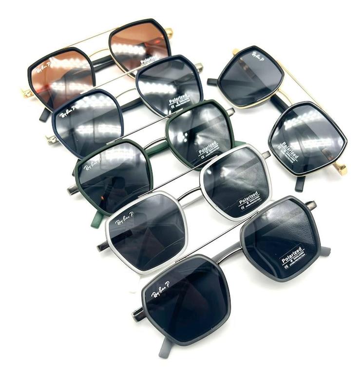 عینک ری بن دسته فنری کد 9014 Polarized - uv400