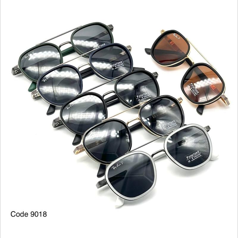 عینک ری بن دسته فنری کد 9018 Polarized - uv400