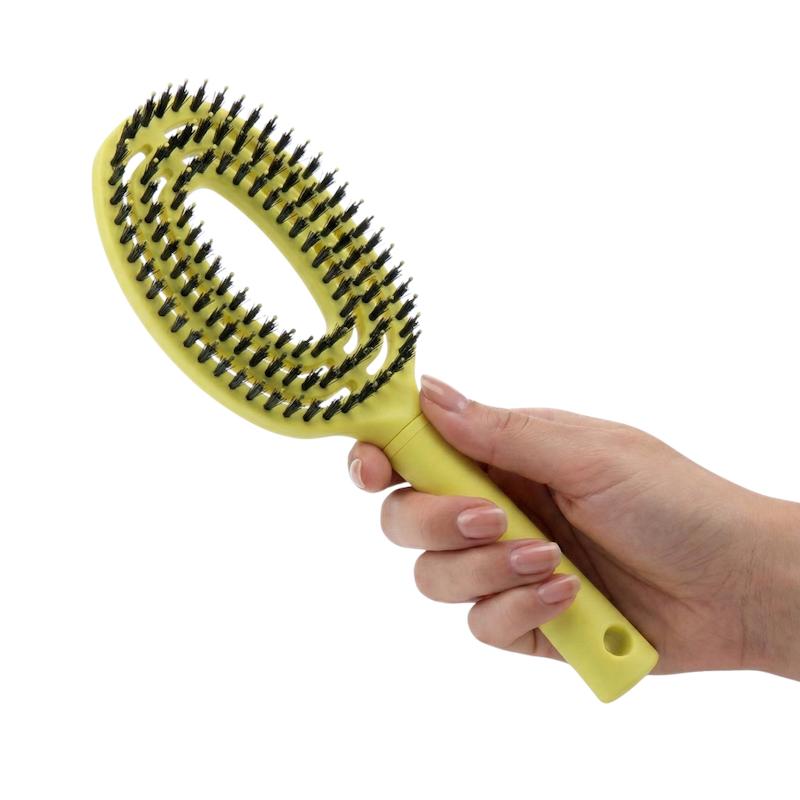 برس تخصصی موی اکستنشن و گره‌بازکن (مدل بیضی Flex)