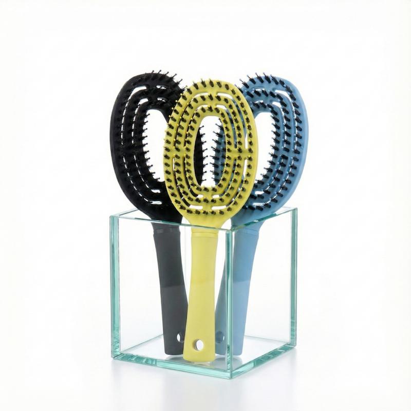 برس تخصصی موی اکستنشن و گره‌بازکن (مدل بیضی Flex)