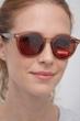 عینک اسپریت کد sp23 با جعبه و کاور و دستمال تمیز کننده  polarized - Uv400