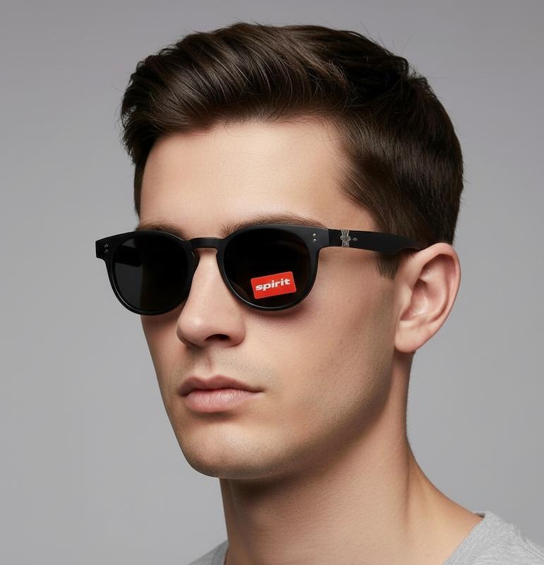 عینک اسپریت کد sp21 با جعبه و کاور و دستمال تمیز کننده  polarized - Uv400