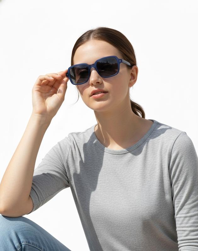 عینک اسپریت کد sp25با جعبه و کاور و دستمال تمیز کننده  polarized - Uv400