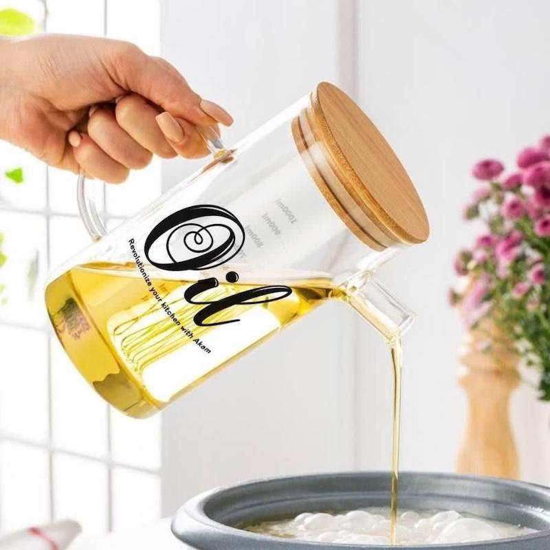 روغن‌ریز مدرج آشپزخانه پلاستیک فشرده درب‌دار