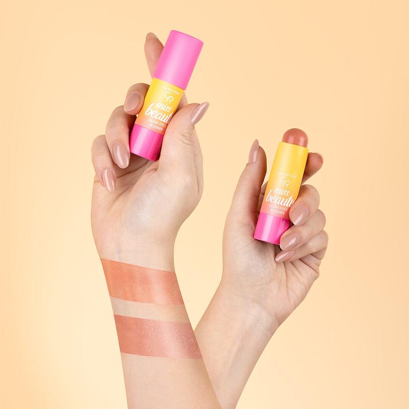 رژگونه استیکی گلدن رز میس بیوتی Golden Rose Miss Beauty Glow Stick Blusher