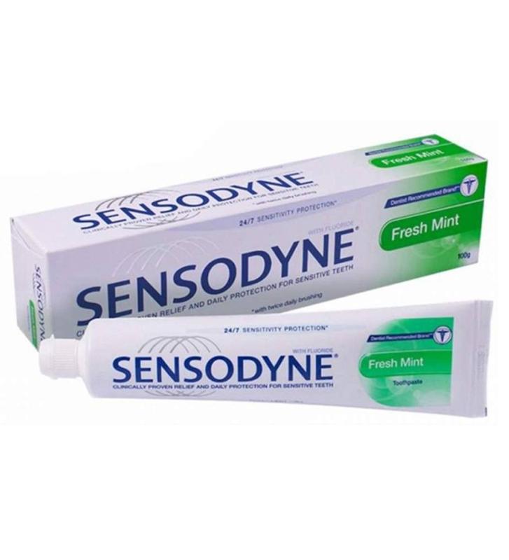 خمیردندان سنسوداین سه‌رنگ آبی، سبز، قرمز (Sensodyne)