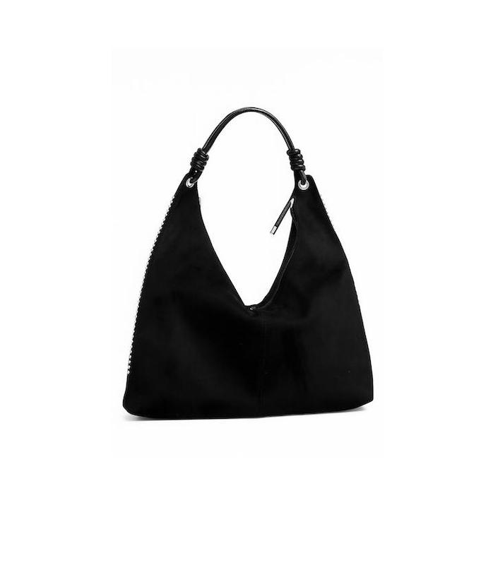 کیف شانه‌ای زنانه هوبو نگین‌دار مدل HB-103 