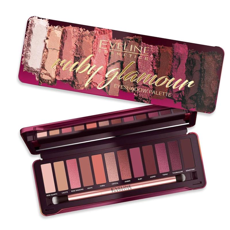  پالت سایه چشم اولاین مدل Eveline Ruby Glamour