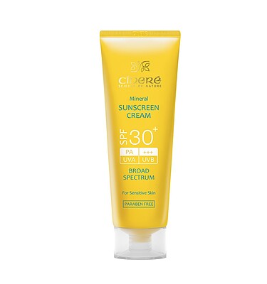 کرم ضد آفتاب مینرال SPF30 رنگی/بدون رنگ سینره Cinere