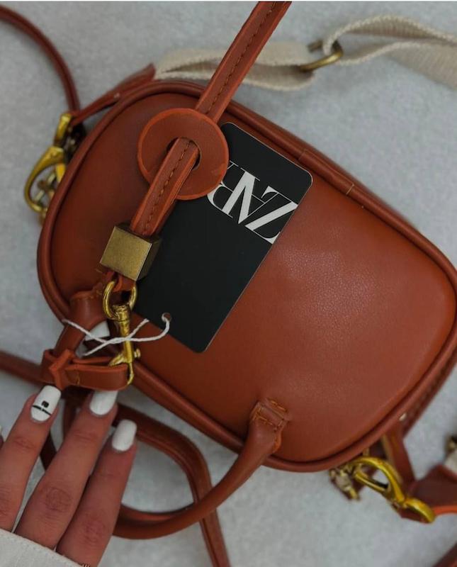 کیف دستی زنانه مدل زارا بند کنفی zara22