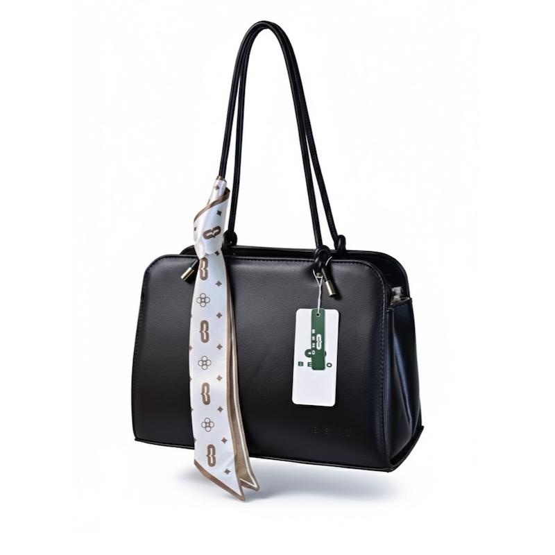 کیف دوشی زنانه مدل بنو beno - دوخانه شال‌دار