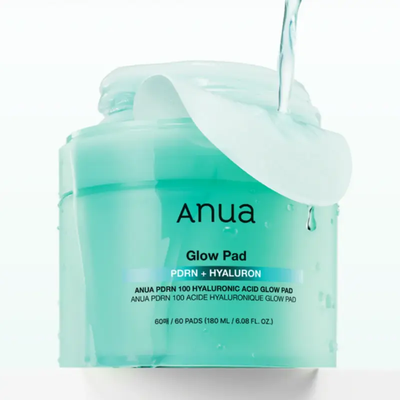 پد تونر آبرسان و درخشان‌کننده آنوا مدل PDRN 100 هیالورونیک اسید (Glow Pad)