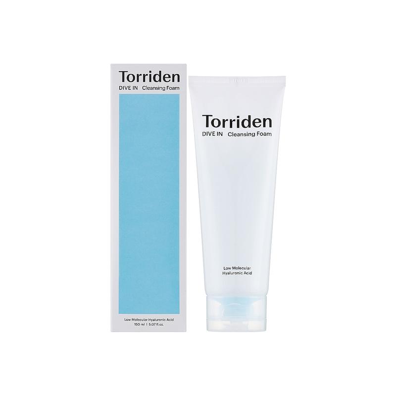 فوم شستشوی آبرسان هیالورونیک اسید کم‌مولکول توریدن مدل Dive In – Torriden Dive In Low Molecular Hyaluronic Acid Cleansing Foam