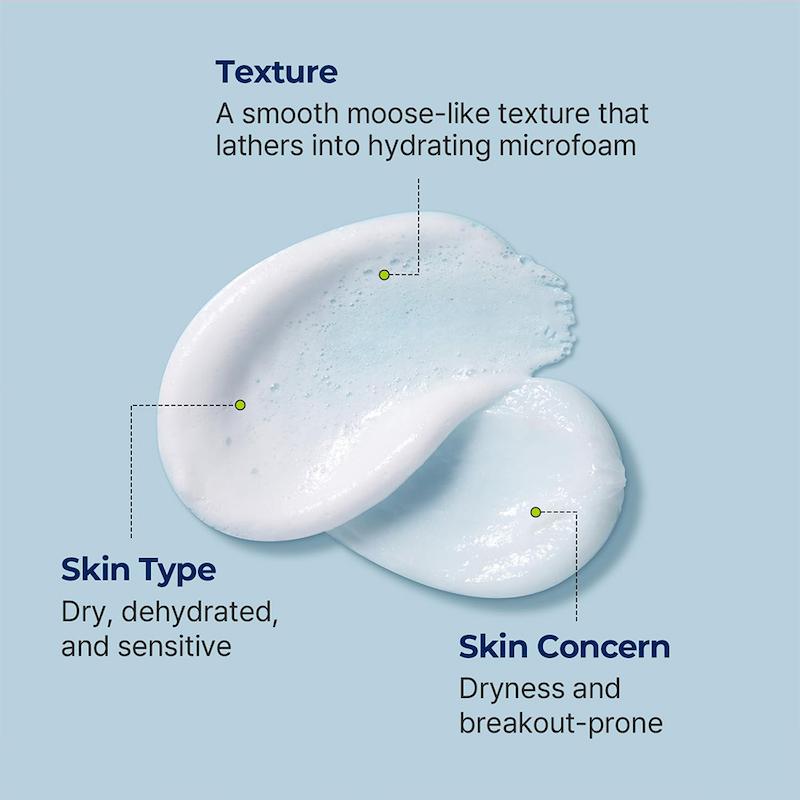 فوم شستشوی آبرسان هیالورونیک اسید کم‌مولکول توریدن مدل Dive In – Torriden Dive In Low Molecular Hyaluronic Acid Cleansing Foam