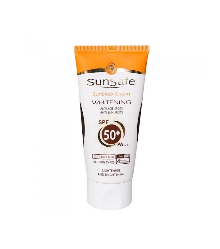 کرم ضد آفتاب رنگی روشن کننده سان سیف SPF50