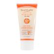 ضدآفتاب فلوئید سان‌سیف SPF50 بی‌رنگ مخصوص پوست حساس، چرب و مستعد آکنه