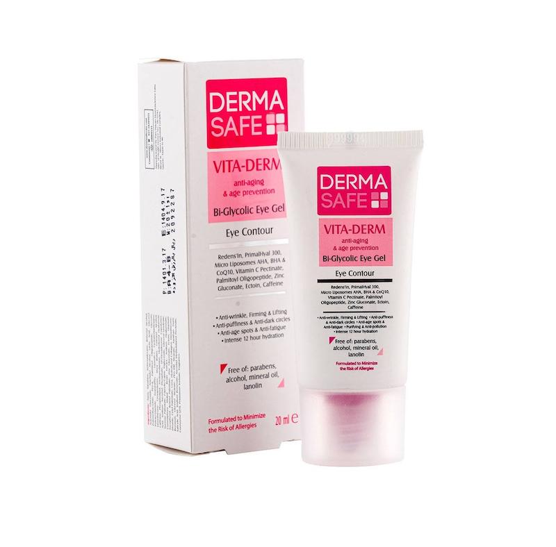 ژل مغذی و ضدچروک دور چشم درماسِیف VITA DERM (20ml)