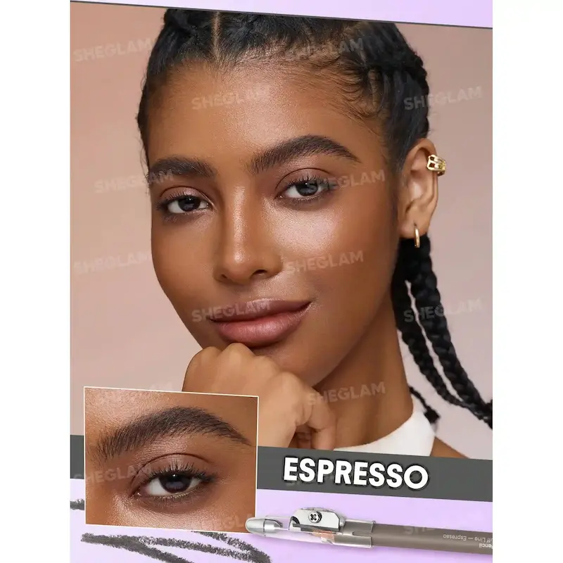مداد ابرو دارای براش Fluff Line Eyebrow Pencil